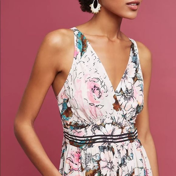 ANTHROPOLOGIE | Plenty by Tracy Reese Gwyneth Floral Jumpsuit - Picture 2 of 8